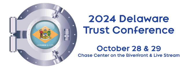 Logo for the 2024 Delaware Trust Conference