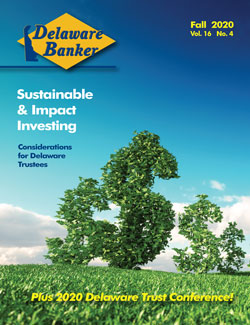 Delaware Banker Fall 2020  Magazine cover