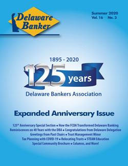 Delaware Banker Summer 2020  Magazine cover