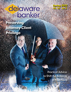 Delaware Banker Spring 2022  Magazine cover
