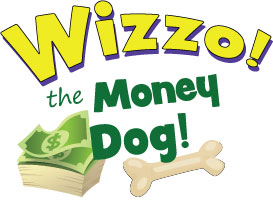 Wizzo the Money Dog Logo